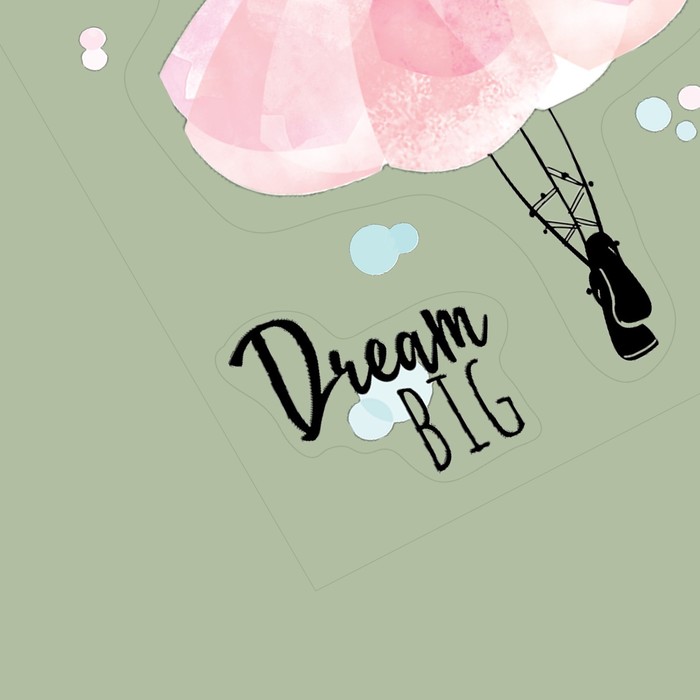Наклейка для телефона Dream big, 9 х 17 см - фото 51448176 Наклейка для телефона Dream big, 9 х 17 см - фото 51448176