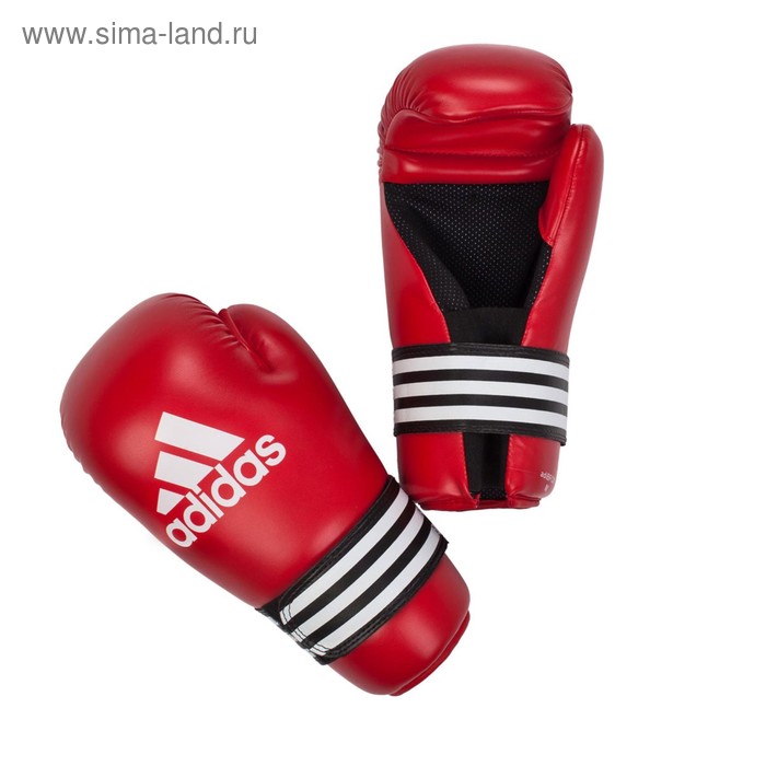 Перчатки для кикбоксинга Semi Contact Gloves размер M, цвет красный - Фото 1