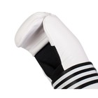 Перчатки для кикбоксинга Semi Contact Gloves размер M, цвет белый - Фото 4