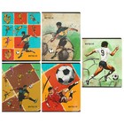 Тетрадь 48 листов клетка "Футболисты", обложка мелованный картон, УФ-лак - Фото 1