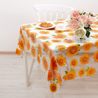 Клеёнка на стол Доляна, ширина 137 см, толщина 0.07 мм, рулон 30 м - Фото 2