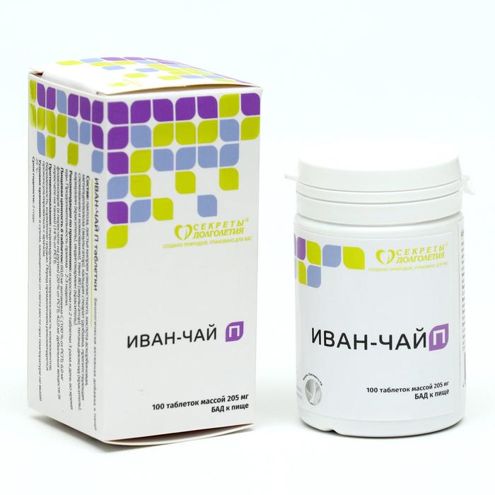 Комплекс «Иван-чай П», нормализация работы мужской мочеполовой системы, 100 таблеток по 205 мг - Фото 1