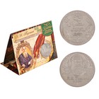 Коллекционная монета "Л.Н. Толстой" - Фото 1