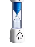 Часы песочные «Зубик», на 3 минуты, 9×2.1 см, синие - Фото 5