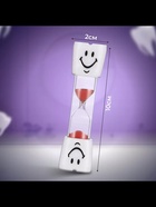 Часы песочные «Зубик», на 5 минут, 9×2.1 см, красные - Фото 3