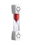 Песочные часы "Зубик", на 5 минут, 9 х 2.1 см, красные 2996838 - фото 16932274