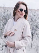 Брошь «Пчелка» с бусиной, цветная в золоте - Фото 6