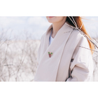 Брошь «Виноград Изабелла», цветная в золоте - Фото 2