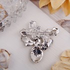 Брошь «Пчела с сотами», цветная в серебре - Фото 2