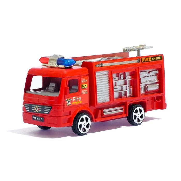 Машина инерционная «Пожарная», цвета МИКС - Фото 1