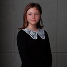 Воротник пришивной, 23 × 10 см, пара, цвет белый - Фото 1