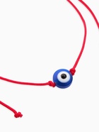 Браслет-оберег «Красная нить» талисман защиты, глазик от сглаза, синий, d=8 см - Фото 10