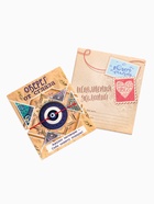 Браслет-оберег «Красная нить» талисман защиты, глазик от сглаза, синий, d=8 см - Фото 2