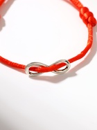 Браслет-оберег «Красная нить» бесконечность, цвет серебро, d=8 см - Фото 6