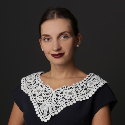 Воротник пришивной, 35 × 28,5 см, цвет белый