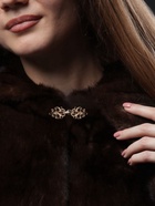 Декоративная застёжка, 4.5×1.5 см, цвет золотой - Фото 5