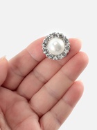 Пуговица декоративная, d=23 мм, белая - Фото 3