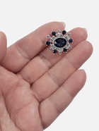 Пуговица декоративная, 22×20 мм, синяя - Фото 2