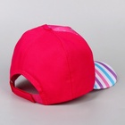 Кепка детская «Единорог», розовая, р-р.52-54, 5-7 лет - Фото 3