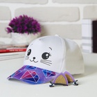 Кепка детская «Кокетка», с заколочками, р-р 52-54, 5-7 лет - Фото 5