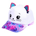 Кепка детская «Кокетка», с заколочками, р-р 52-54, 5-7 лет - Фото 2