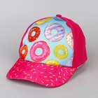 Кепка детская «Пончики», р-р. 52-54 см, 5-7 лет - Фото 2
