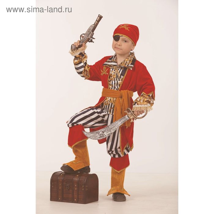 Карнавальный костюм «Пират морской», размер 36, рост 146 см - Фото 1