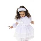 Костюм карнавальный детский «Снежинка Снеговичка», р. 30, рост 116 см - Фото 2