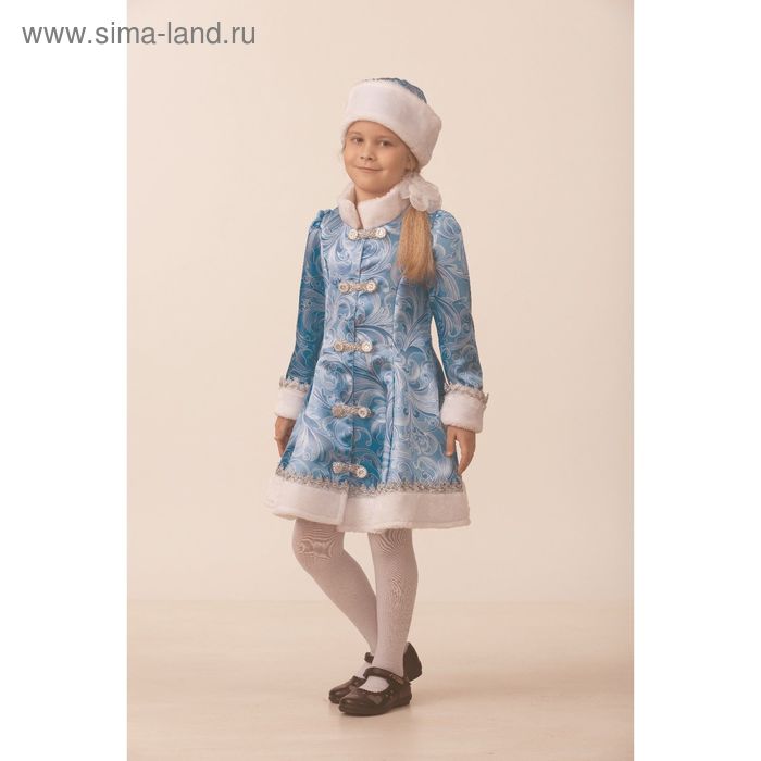 Карнавальный костюм «Снегурочка сказочная», размер 34, рост 128 см - Фото 1