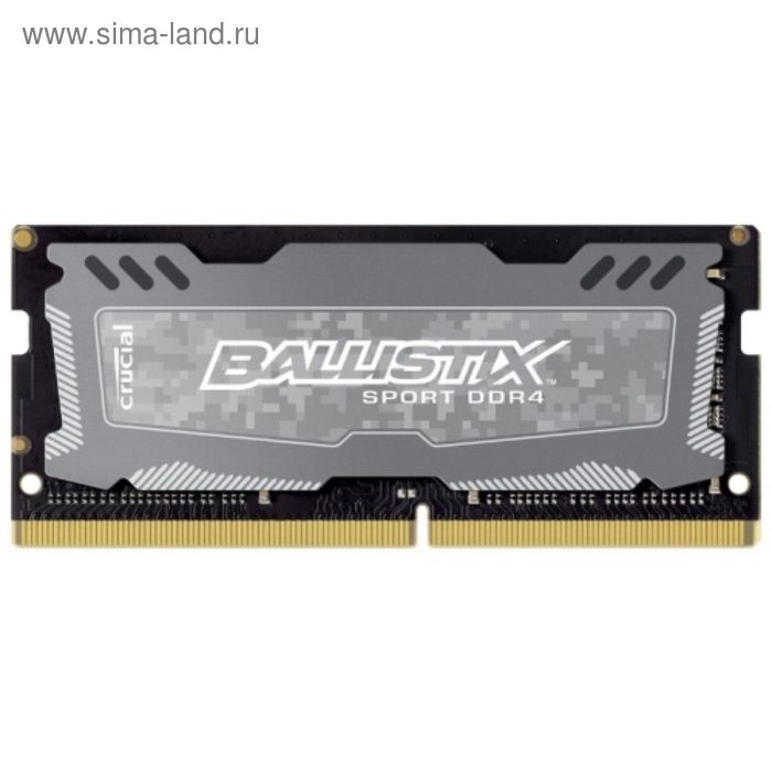 Память DDR4 2x16Gb 2400MHz Crucial BLS16G4S240FSD RTL PC3-12800 CL9 SO-DIMM 204-pin 1.35В - Фото 1