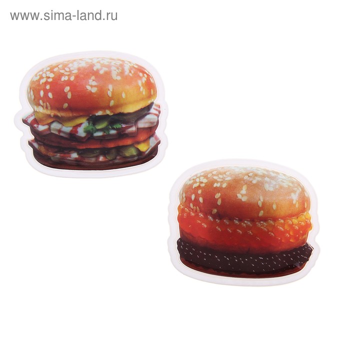 магнит пластик бутерброд аппетитный 10*5,5 см - Фото 1