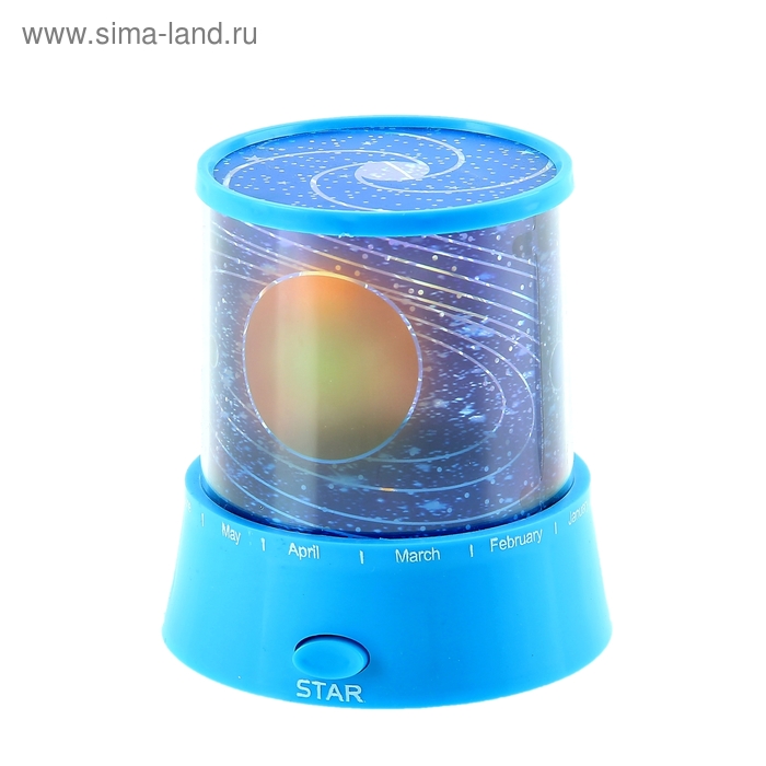 Ночник-проектор "Планеты" 4 LED, 12 см, (выход на DC/5V, 3*АА не в комплекте) - Фото 1