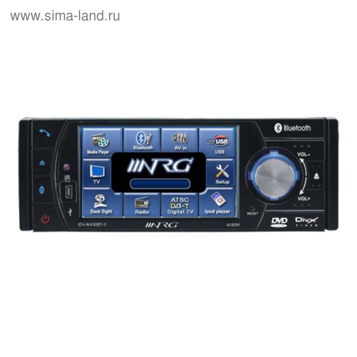 Автомагнитола с монитором NRG IDV-AV400BT-II 1DIN - Фото 1