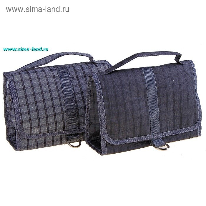Косметичка - сумка дорожная раскладная "Клетка", микс - Фото 1