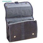 Косметичка - сумка дорожная раскладная "Клетка", микс - Фото 3