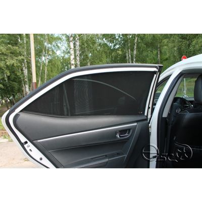 Каркасные шторки EscO для Peugeot Bipper Фургон 4 (2008-н.в.), задняя полусфера, 5-10%