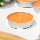 Набор свечей ароматических чайных, 6 шт., апельсин - Фото 3