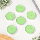 Набор свечей ароматических чайных 6 шт., яблоко - Фото 2