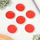 Набор свечей ароматических чайных 6 шт., клубника - Фото 2