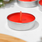 Набор свечей ароматических чайных 6 шт., клубника - Фото 3