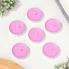 Набор свечей ароматических чайных 6 шт., роза - Фото 2