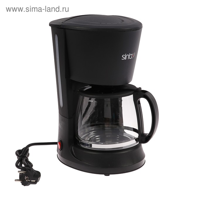 Кофеварка Sinbo SCM 2938, капельная, 800 Вт, 1.2 л, черная - Фото 1