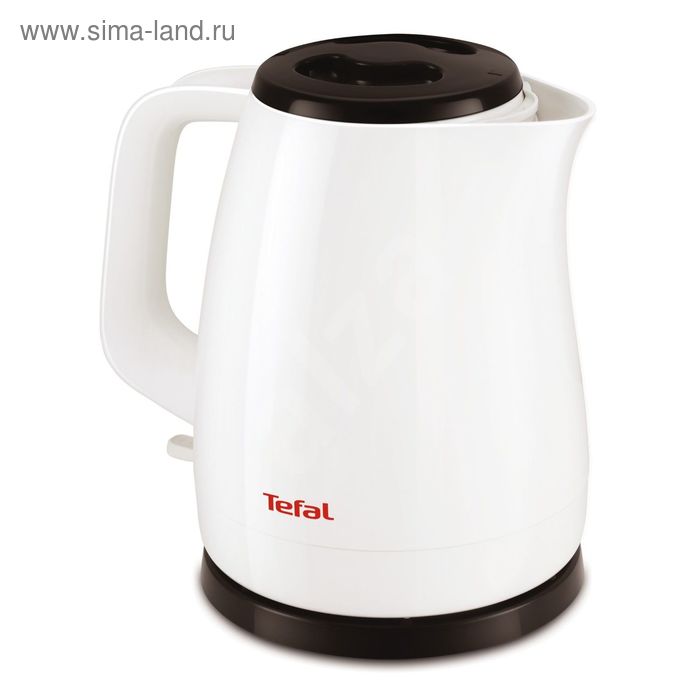 Чайник электрический Tefal KO150130, пластик, 1.5 л, 2400 Вт, белый - Фото 1