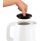 Чайник электрический Tefal KO150130, пластик, 1.5 л, 2400 Вт, белый - фото 25604852 Чайник электрический Tefal KO150130, пластик, 1.5 л, 2400 Вт, белый - фото 25604852