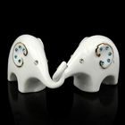 Сувенир керамика "Слонята со стразами" (набор 2 шт), 5,5х9х3 см - Фото 2