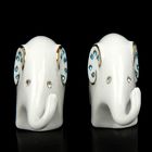 Сувенир керамика "Слонята со стразами" (набор 2 шт), 5,5х9х3 см - Фото 4