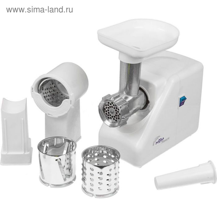 Мясорубка "Ротор" Макси ЭМШ 35/300-4, 1500 Вт, белый - Фото 1