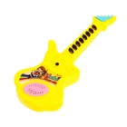 Музыкальная игрушка гитара «Солнышко», световые и звуковые эффекты, МИКС - Фото 3