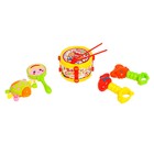 Набор музыкальных инструментов "Клоун", 5 предметов - Фото 3