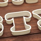 Набор форм для печенья «Алфавит», 30 шт., 13×10×2 см, белый - Фото 2